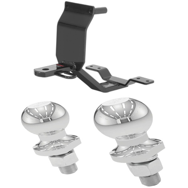 1984-1986 Honda Civic Sedan Class 1 Fixed-Tongue Trailer Hitch with 2" & 1-7/8" Ball - CURT