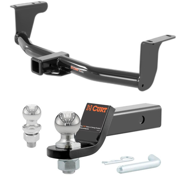 2015-2024 Nissan Murano All CURT Class 3 Trailer Hitch, 2" Receiver + 2" Ball + 1-7/8" Ball Kit - CURT
