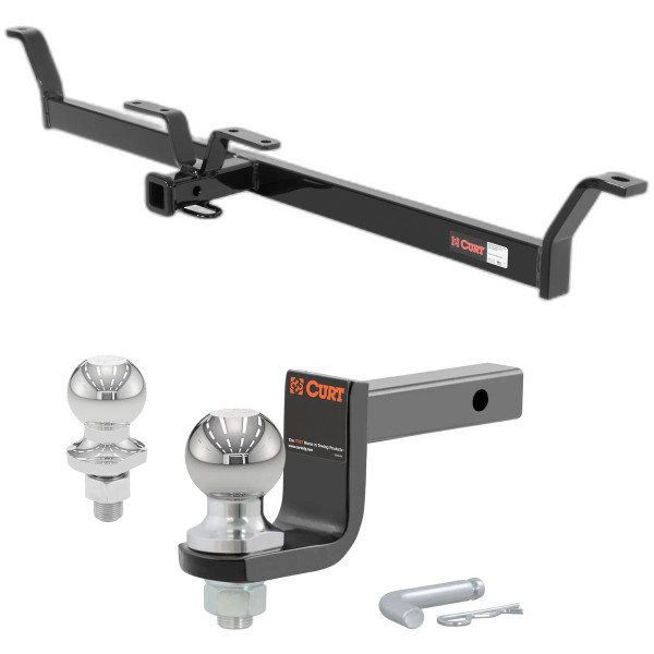 1995-1998 Honda Odyssey All Class 1 Trailer Hitch, 1-1/4" Receiver + 2" Ball + 1-7/8" Ball Kit - CURT
