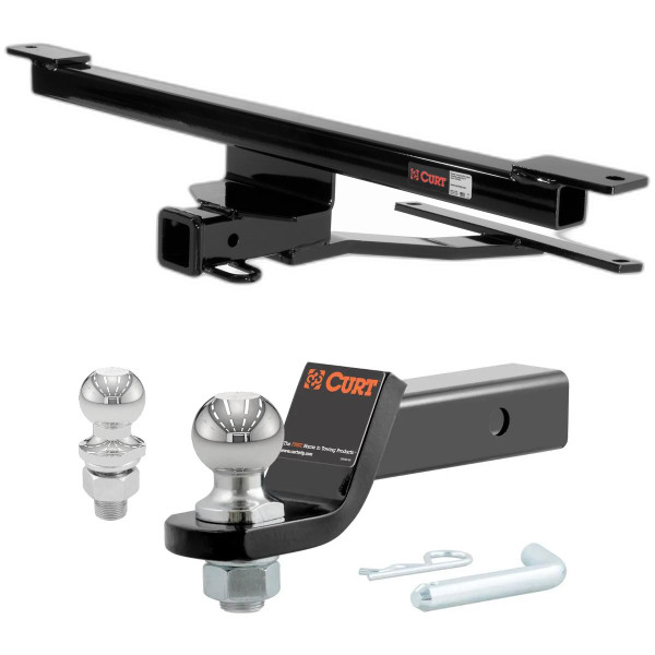 2007-2009 Mercedes-Benz R320 All CURT Class 3 Trailer Hitch, 2" Receiver + 2" Ball + 1-7/8" Ball Kit - CURT