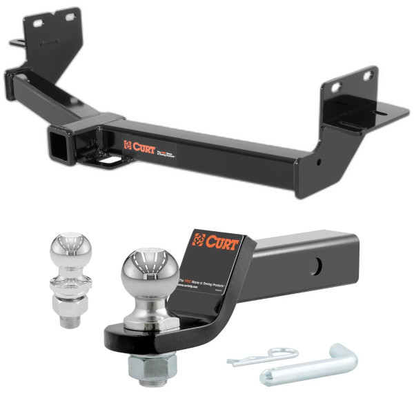 2013-2015 Hyundai Santa Fe GLS CURT Class 3 Trailer Hitch, 2" Receiver + 2" Ball + 1-7/8" Ball Kit - CURT