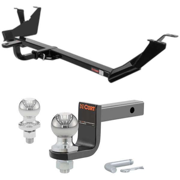 2004-2007 Dodge Caravan With Stow-n-Go Class 2 Hitch, 1-1/4" Mount - CURT