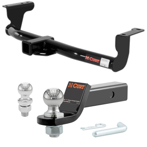 2009-2014 Nissan Murano All CURT Class 3 Trailer Hitch, 2" Receiver + 2" Ball + 1-7/8" Ball Kit - CURT