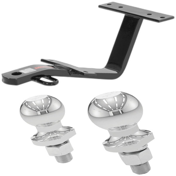 1986-1989 Volvo 245 All Class 1 Fixed-Tongue Trailer Hitch with 2" & 1-7/8" Ball - CURT