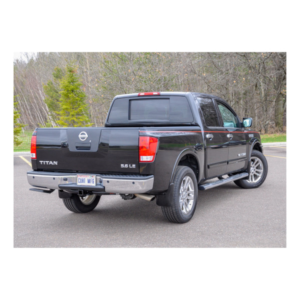 2008-2015 Nissan TITAN PRO-4X CURT Class 3 Trailer Hitch, 2" Receiver + 2" Ball + 1-7/8" Ball Kit