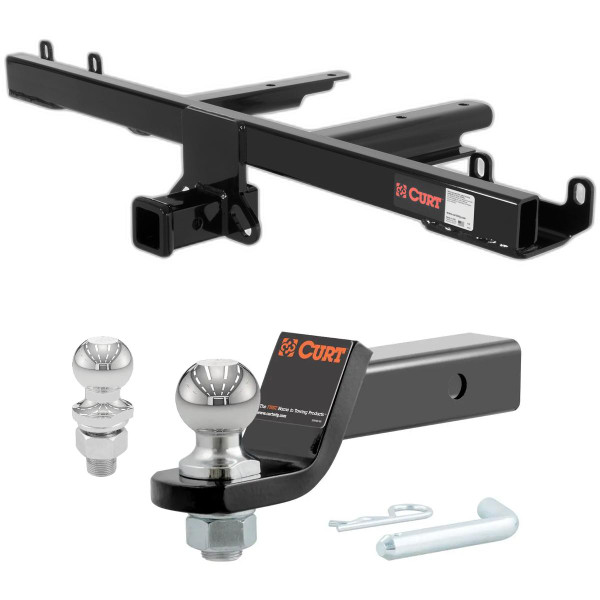 2009-2011 Mercedes-Benz ML350 Excluding BlueTec or air ride suspension CURT Class 3 Hitch, 2" Receiver + 2" Ball + 1-7/8" Ball Kit - CURT