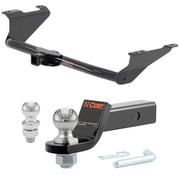 2020-2025 Chrysler Voyager All CURT Class 3 Trailer Hitch, 2" Receiver + 2" Ball + 1-7/8" Ball Kit - CURT