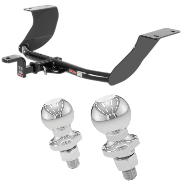 2010-2016 Audi A5 Convertible, dual muffler Class 1 Trailer Hitch, 1-1/4" Ball Mount - CURT