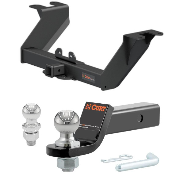 2019-2025 Chevrolet Silverado 1500 With Factory Receiver Xtra Duty CURT Class 5 Hitch, 2" Receiver + 2" Ball + 1-7/8" Ball Kit - CURT