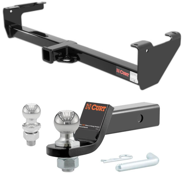 1987-1995 Nissan Pathfinder All CURT Class 3 Trailer Hitch, 2" Receiver + 2" Ball + 1-7/8" Ball Kit - CURT