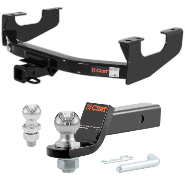 2008-2016 Ford F-450 Super Duty Excluding Cab & Chassis CURT Class 4 Hitch, 2" Receiver + 2" Ball + 1-7/8" Ball Kit - CURT