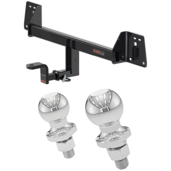 2019-2025 Toyota Corolla Hatchback, excluding center exhaust Class 1 Trailer Hitch, 1-1/4" Ball Mount - CURT