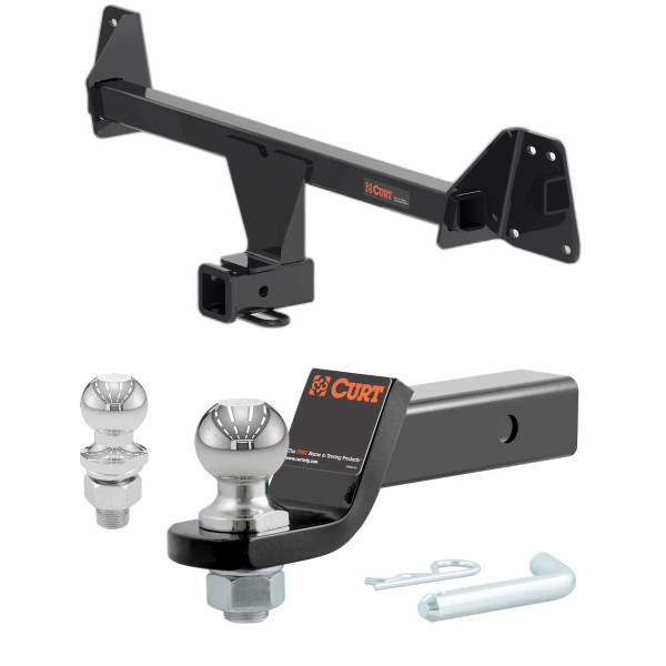 2022-2025 Toyota Corolla Cross All CURT Class 1 Trailer Hitch, 2" Receiver + 2" Ball + 1-7/8" Ball Kit - CURT