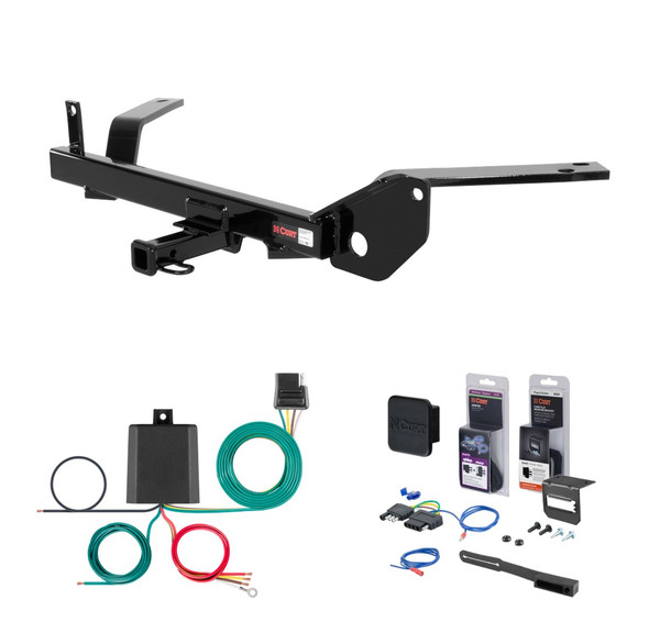 1986 - 2005 Mercury Sable Sedan, excluding dual exhaust Curt 1-1/4" Class 2 Trailer Tow Hitch + 5-Flat Wiring Kit Tow Boat/Utility Trailer with Surge Brakes 12232 - CURT