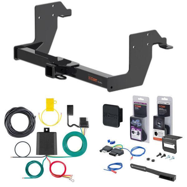 07 - 21 Freightliner Sprinter 2500 Cargo van with standard bumper Curt 2" Class 3 Trailer Tow Hitch + 5-Flat Wiring Kit Tow Boat/Utility Trailer with Surge Brakes 13388 - CURT