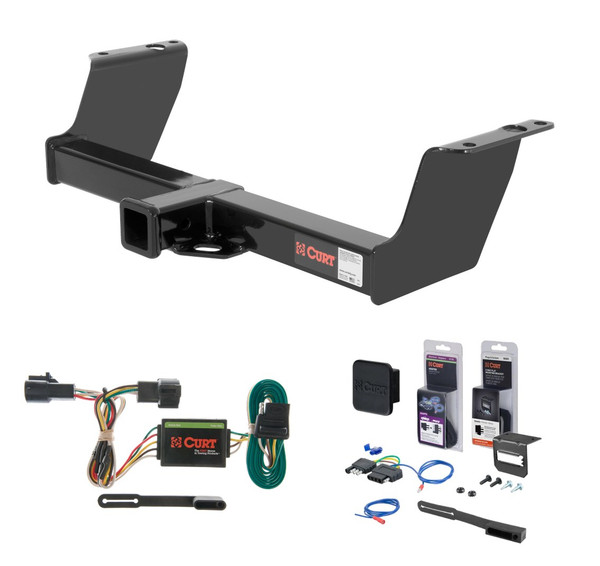 2001 - 2009 Mazda B2300 2001 - 2005 models are no drill Curt 2" Class 3 Trailer Tow Hitch + 5-Flat Wiring Kit Tow Boat/Utility Trailer with Surge Brakes 13019 - CURT