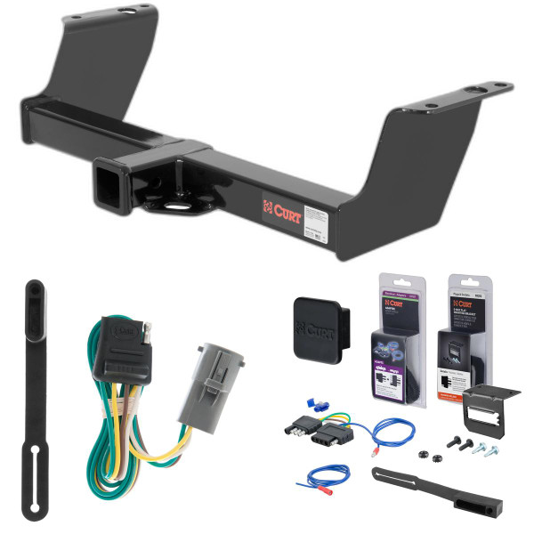 98 - 01 Mazda B2500 00 - 01 models are no drill Curt 2" Class 3 Trailer Tow Hitch + 5-Flat Wiring Kit Tow Boat/Utility Trailer with Surge Brakes 13019 - CURT