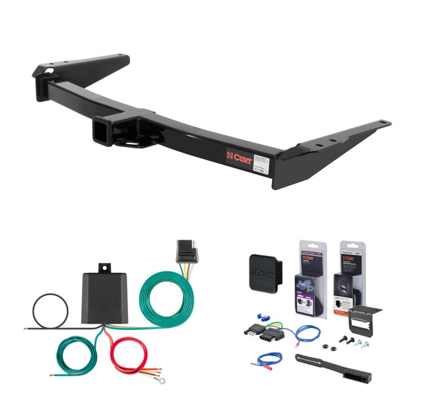 1996 - 1997 Lexus LX450 Curt 2" Class 3 Trailer Tow Hitch + 5-Flat Wiring Kit Tow Boat/Utility Trailer with Surge Brakes 13089 - CURT
