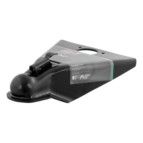 CURT 10,000 lbs  2-5/16" A-Frame Coupler with Easy-Lock Black Trailer Hitch Coupler - CURT