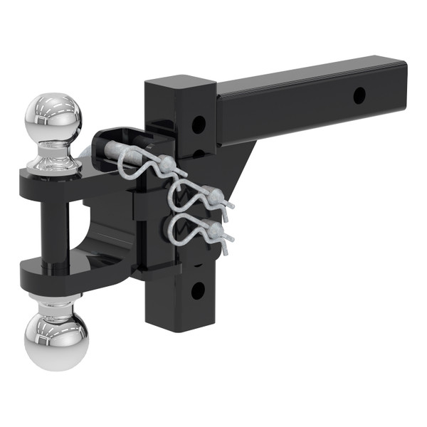 CURT Adjustable Multipurpose Ball Mount (2" Shank, 2" & 2-5/16" Balls) Trailer Hitch Ball Mount - CURT