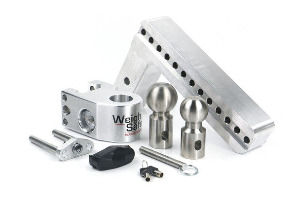 Weigh Safe Weigh Safe Adjustable Drop Hitch - 10" Drop for 2.5" Shank WS10-2.5