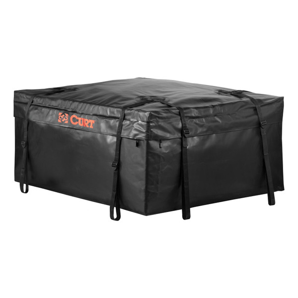 CURT 38" x 34" x 18" Weather-Resistant Vinyl Roof Rack Cargo Bag Roof Rack - CURT