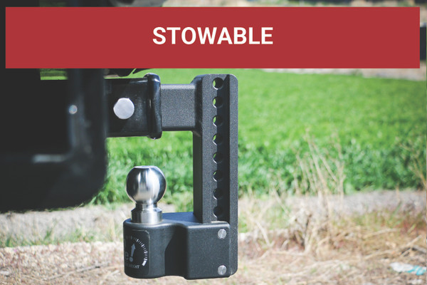 Weigh Safe Steel Weigh Safe Adjustable Drop Hitch - 8" Drop & 2.5" Shank w/Hitch Pin Lock SWS8-2.5-KA