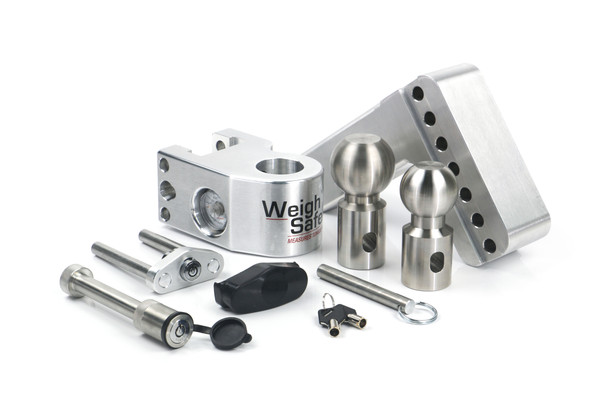 Weigh Safe Weigh Safe Adjustable Drop Hitch - 4" Drop for 2.5" Shank w/Hitch Lock Pin WS4-2.5-KA