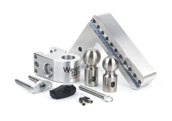 Weigh Safe Weigh Safe Adjustable Drop Hitch - 8" Drop for 3" Shank WS8-3