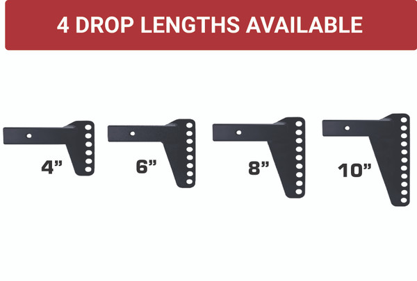 Weigh Safe TrueTow Middleweight WDH - 4" Drop, 2.5" Shank - 12,500 GTW TTMW4-2.5XL