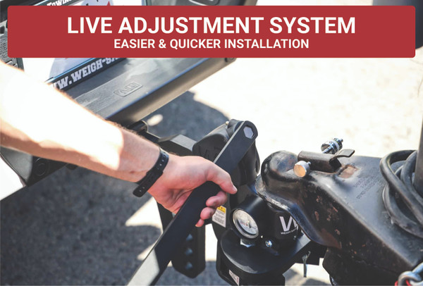 Weigh Safe TrueTow Middleweight WDH - 4" Drop, 2.5" Shank - 12,500 GTW TTMW4-2.5XL