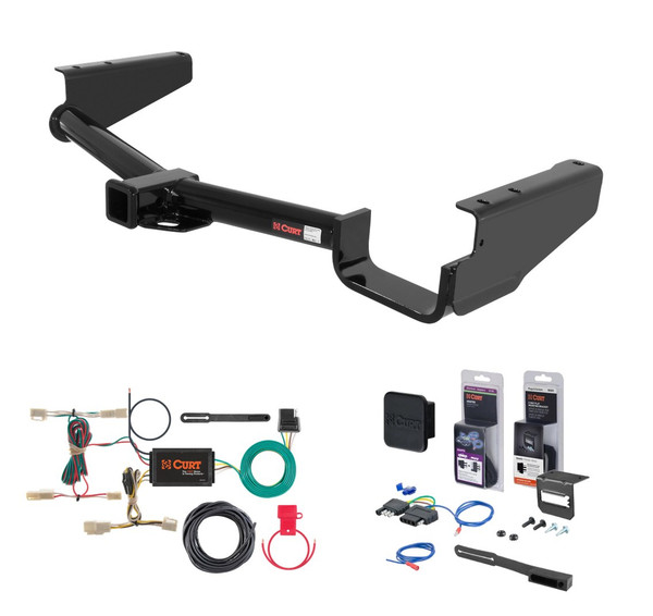 2007 - 2009 Lexus RX350 Curt 2" Class 3 Trailer Tow Hitch + 5-Flat Wiring Kit Tow Boat/Utility Trailer with Surge Brakes 13530 - CURT