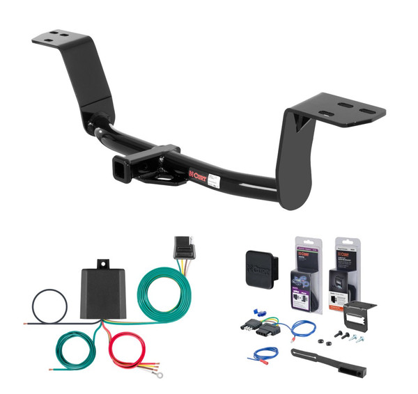 2006 - 2007 Lexus GS430 Curt 1-1/4" Class 1 Trailer Tow Hitch + 5-Flat Wiring Kit Tow Boat/Utility Trailer with Surge Brakes 11372 - CURT
