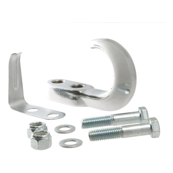 CURT Tow Hook with Hardware (10,000 lbs., Chrome) Tow Hook - CURT