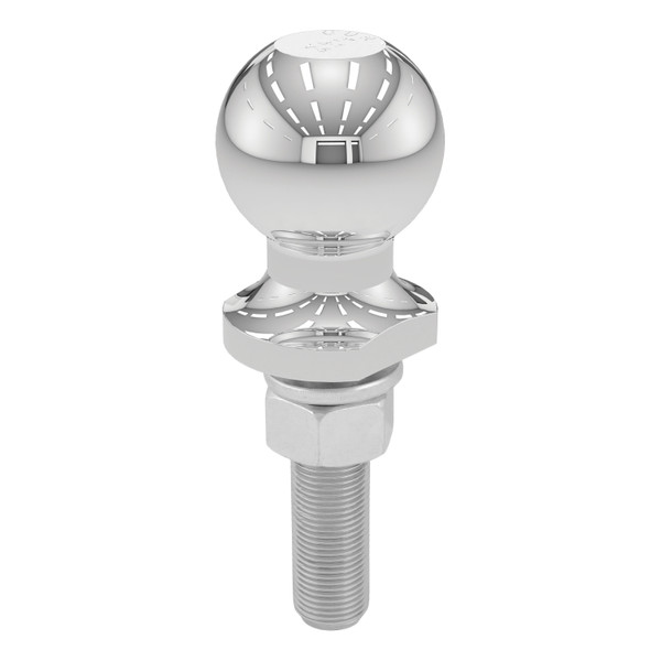 CURT 2" Trailer Ball (3/4" x 3" Shank, 3,500 lbs., Chrome) Trailer Hitch Ball - CURT
