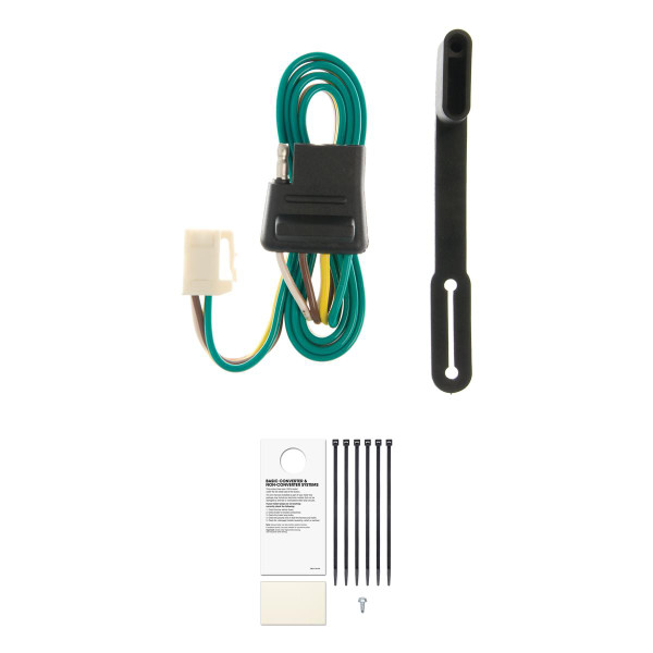 CURT Custom 4-Flat, Select Ford Escape, Mazda Tribute, OEM Tow Package Required Trailer Connector Kit - CURT