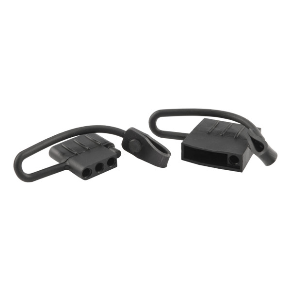 CURT 4-Way Flat Connector Dust Cover Set (Packaged) Trailer Connector Kit - CURT