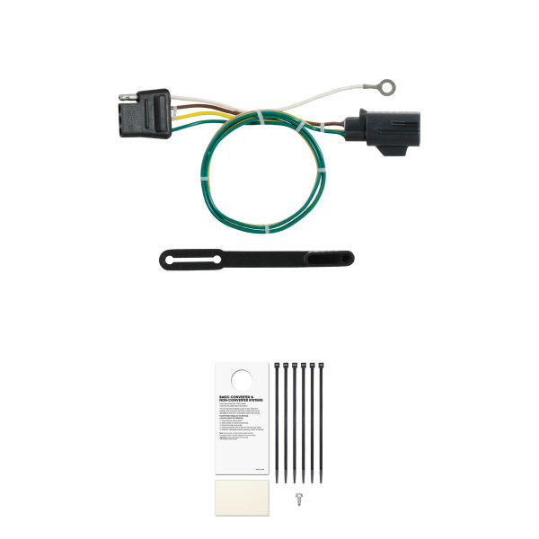 CURT Custom 4-Flat, Select Land Rover Range Rover, Sport, OEM Tow Package Required Trailer Connector Kit - CURT