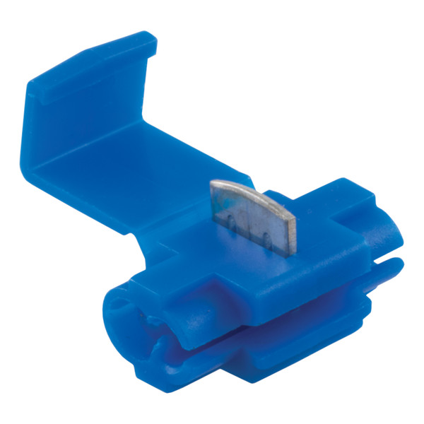 CURT Snap Lock Tap Connectors (18-14 Wire Gauge, 100-Pack) Trailer Connector Kit - CURT