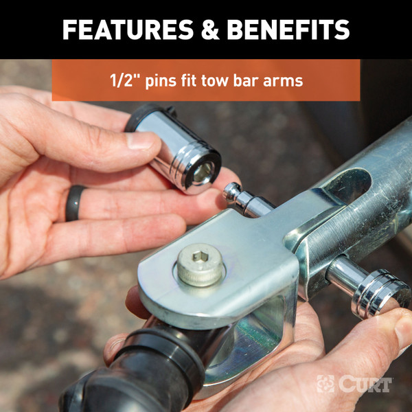 CURT Rambler Tow Bar Lock Set Trailer Hitch Lock