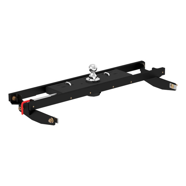 CURT Double Lock Gooseneck Hitch Kit w/ Brackets, Select Silverado, Sierra 2500, 3500 Gooseneck Trailer Hitch Mount Kit - CURT