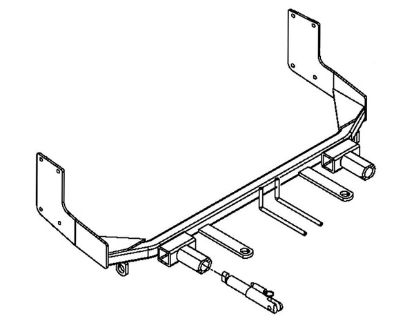 BlueOx Tow Bar Base Plate, Front Mount, RV Flat Towing for Select, NISSAN VERSA - Blue Ox