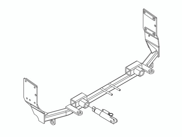 BlueOx Tow Bar Base Plate, Front Mount, RV Flat Towing for Select, FORD FOCUS(MAN. TRANS.) - Blue Ox