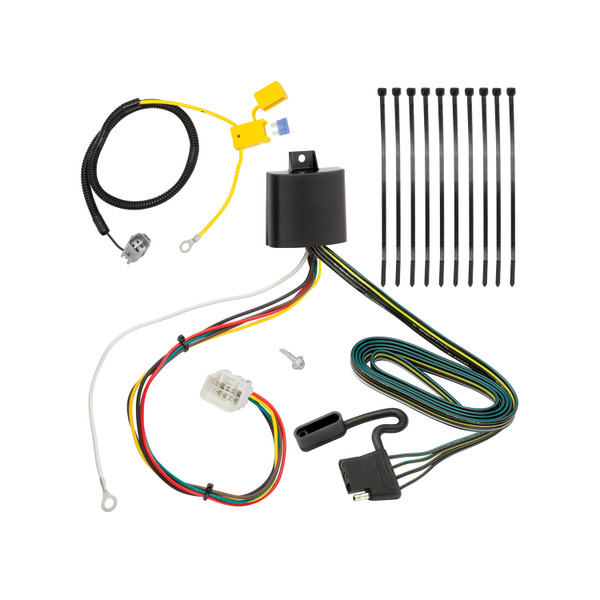 Tekonsha Tow Harness, 4-Way Flat, w/Circuit Protected ModuLite  HD Module TK118277 - Tekonsha