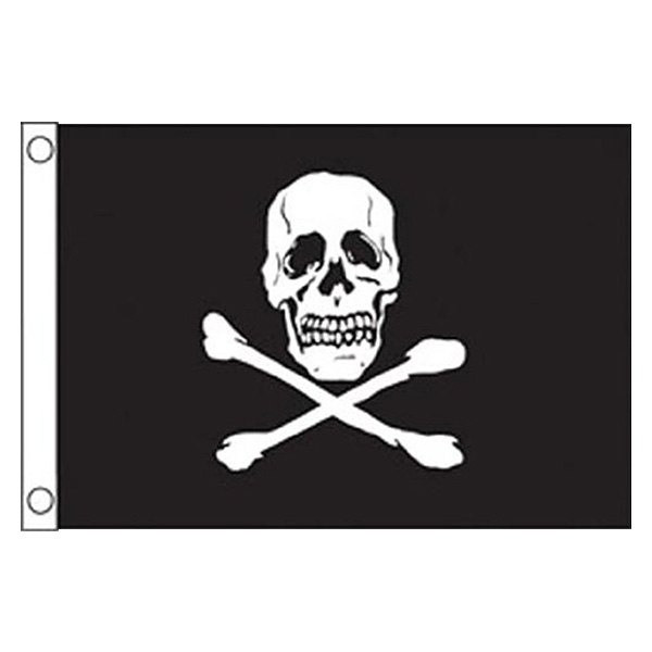 Taylor Made Jolly Roger Boat Flag, 12" x 18" #1818 - Taylor Made