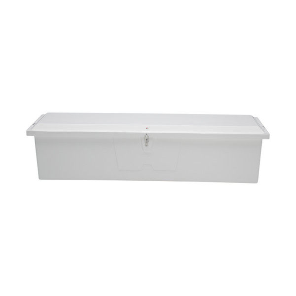 Taylor Made Stow N Go Standard Fiberglass Dock Box, Extra Large (24"H X 95"W X 22"D), White #83559 - Taylor Made