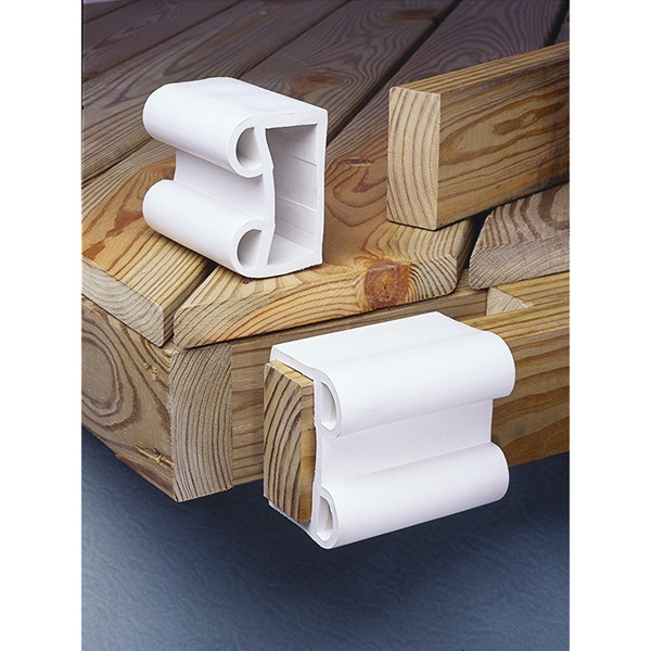 Taylor Made Fender Board Guards White fits 2" x 4" #96011 - Taylor Made