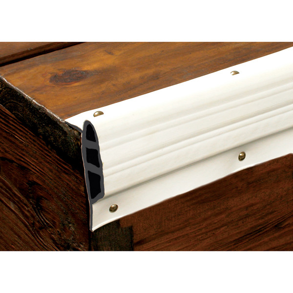 Taylor Made Dock Pro® Heavy-Duty Vinyl Dock Edging, Medium, White (3-3/4" H x 10' L) #46058 - Taylor Made