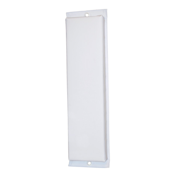 Taylor Made Hull-Saver Vinyl-Covered Flat Boat Fender, White (26" L x 6" W x 2-1/2" D) #338 - Taylor Made