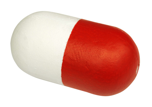 Taylor Made 3" x 5" Foam Rope Float, Red/White #376 - Taylor Made